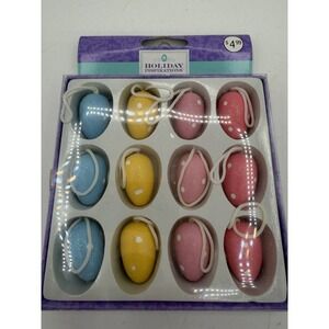 🥚 Holiday Inspirations Speckled Easter Egg Ornaments – 12‑Piece Set‎ 🌸